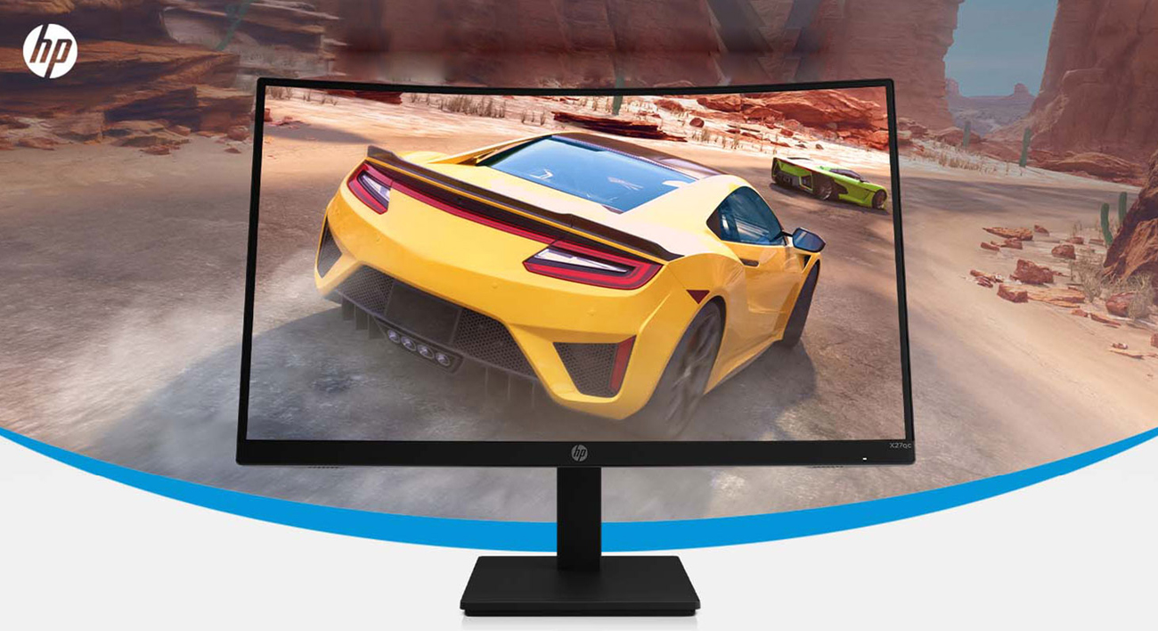 HP X27qc 27" QHD 2560 x 1440 (2K) 165 Hz HDMI, DisplayPort, Audio